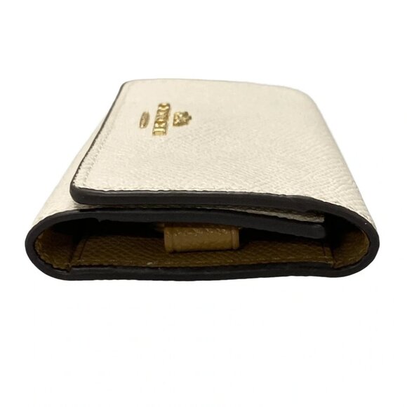 Auth COACH - F76741 White Leather Key Case - Picture 4 of 10